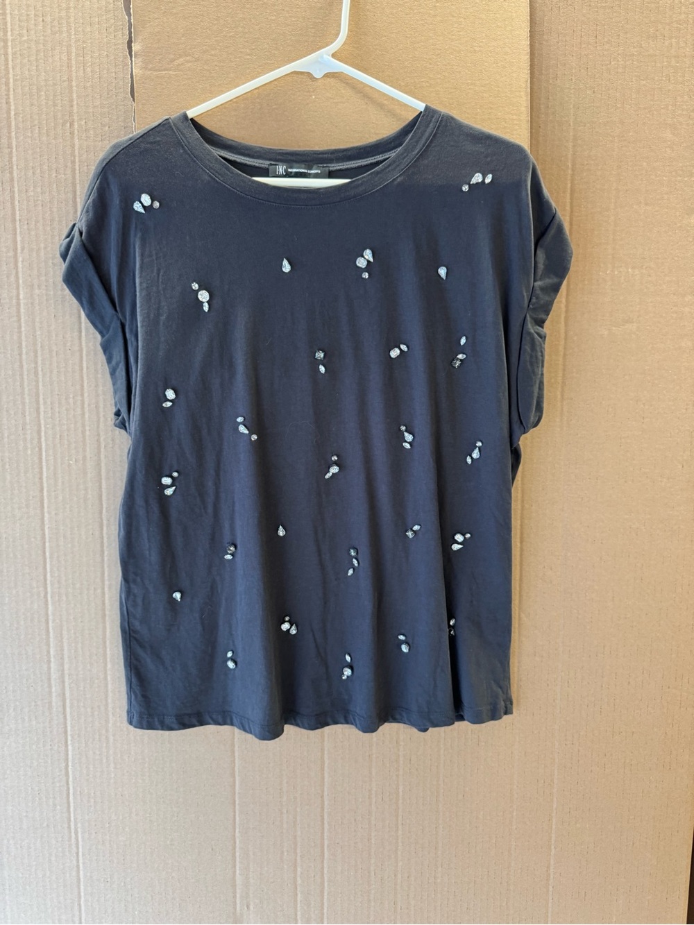 INC International Concepts grey  Short-Sleeve Tee size m